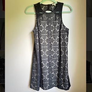 black cocktail dress